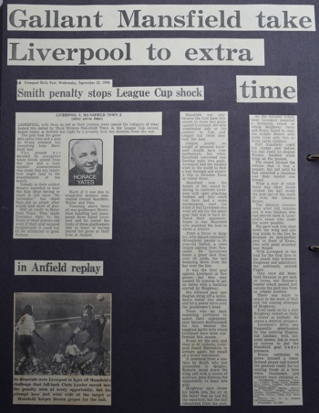Press report from Adrian Killen's scrapbook